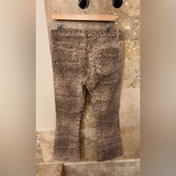 Frame Denim jeans Snake Print Le Crop High Waist mini boot EUC Size 29 - Picture 7 of 10